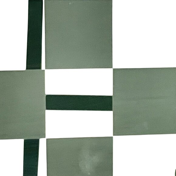 Pavilion Glass Chess Board With Checkerboard Design Black an Clear 15" x 15" - Picture 7 of 10